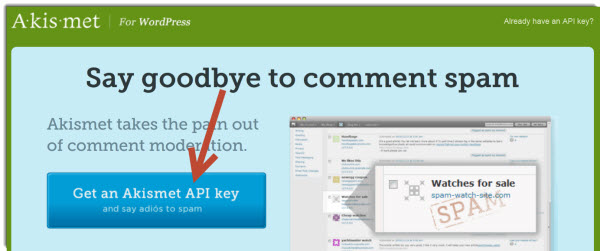 Get Your Akismet API Key image